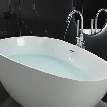 BAÑERA EXENTA ACRÍLICA ELLIE 170×75×58 BLANCA