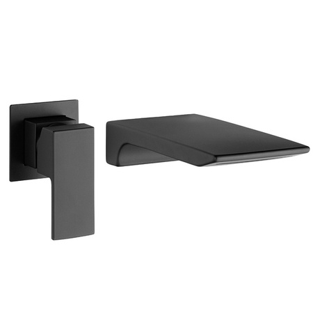 GRIFO DE LAVABO EMPOTRADO CUBO S-1173B NEGRO