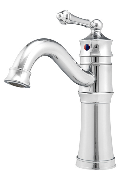 GRIFO DE LAVABO ADELITA DE PIE BAJO RETRO S-1089 CROMO