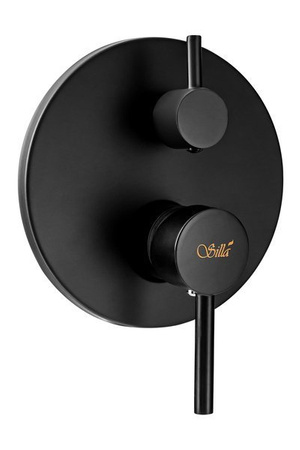 CONJUNTO DE DUCHA EMPOTRADA CARLO S-1098B NEGRO