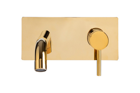 GRIFO DE LAVABO EMPOTRADO ROSA S-1095G DORADO