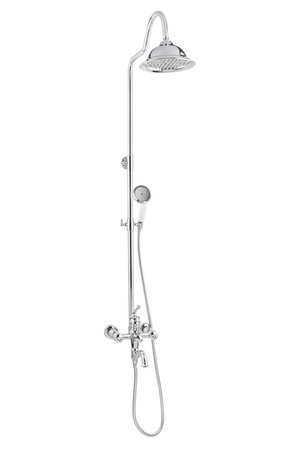 CONJUNTO DE DUCHA EXTERIOR ADELITA RETRO S-1125 CROMO