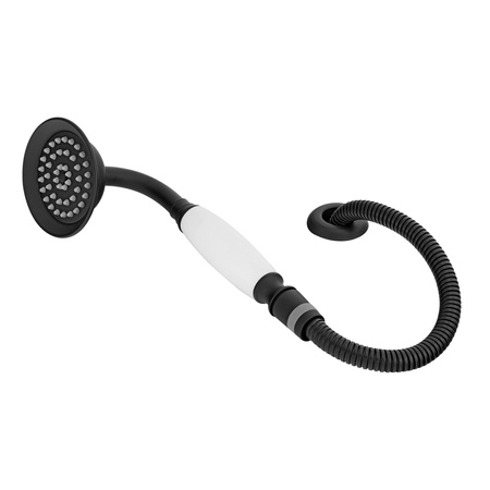 GRIFO DE BAÑERA RETRO DE 5 AGUJEROS S-1214B NEGRO