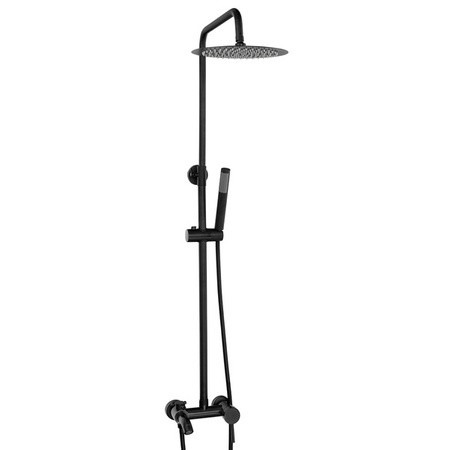 CONJUNTO DE DUCHA RETRO SENTIINI DE SUPERFICIE S-1188B NEGRO