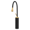 GRIFO DE LAVABO LUCA ALTO GIRATORIO S-1154BG NEGRO/ORO