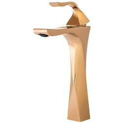 GRIFO DE LAVABO ALTO DORADO ALBA SEM-1141G