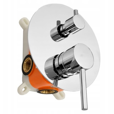 CONJUNTO DE DUCHA EMPOTRADO CARLO S-1098 CROMO