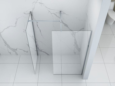 MAMPARA DE DUCHA PALMER WALK-IN DOUBLE DE 2 PARTES 60x200 60x200 TRANSPARENTE CROMO