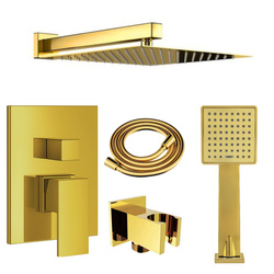 CONJUNTO DE DUCHA EMPOTRADO BASILIO S-1103G V2 DORADO