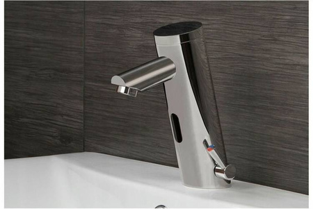 GRIFO DE LAVABO SIN CONTACTO CON SENSOR S-1016 CROMO