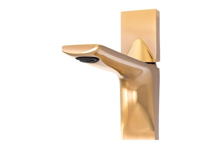 GRIFO DE LAVABO STONE ALTO DORADO SEM-1139G