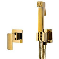 GRIFO DE BIDÉ EMPOTRADO CUBO - CONJUNTO HIGIÉNICO S-1117G DORADO