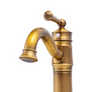 GRIFO DE LAVABO ADELITA ALTO RETRO S-1088V ORO ANTIGUO