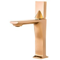 GRIFO DE LAVABO STONE DE PIE BAJO S-1140G DORADO