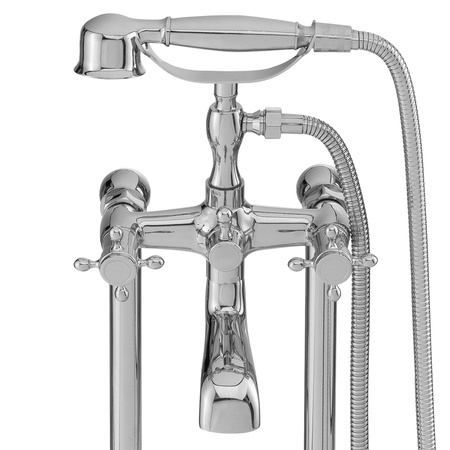 GRIFO DE BAÑERA CAMILLA INDEPENDIENTE RETRO S-1071 CROMO