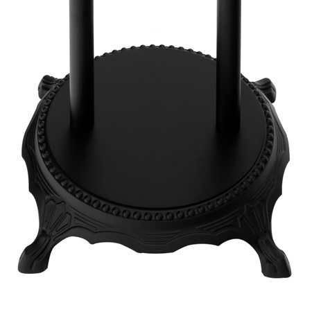 Grifo de bañera independiente retro Camilla S-1071B negro