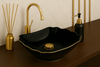 GRIFO DE LAVABO LUCA DE PIE ALTO GIRATORIO S-1154G DORADO