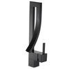 GRIFO DE LAVABO GREKA DE PIE GIRATORIO S-1074B NEGRO