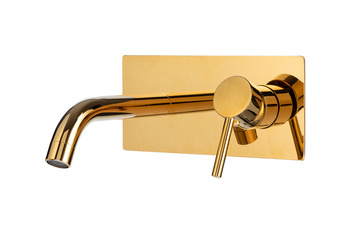 Grifo de lavabo empotrado ROSA S-1095G dorado