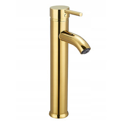 Grifo de lavabo Sentini alto S-2003GD dorado