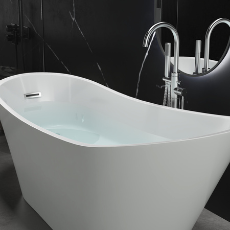 BAÑERA EXENTA ACRÍLICA ALLISON 170×75×72 BLANCA