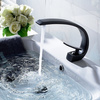 GRIFO DE LAVABO MOON DE PIE S-1080B NEGRO
