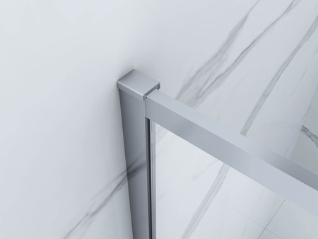 MAMPARA DE DUCHA PALMER WALK-IN DOUBLE DE 2 PARTES 60x200 60x200 TRANSPARENTE CROMO