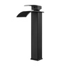 GRIFO DE LAVABO CASCADE ALTO S-1001BD NEGRO