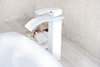 GRIFO DE LAVABO CASCADE ALTO SEM-1001WD BLANCO