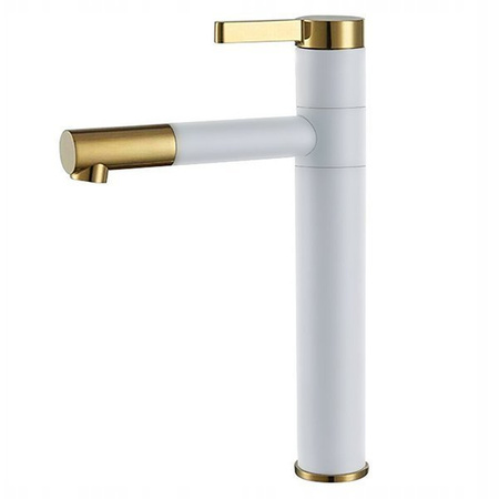 GRIFO DE LAVABO GIO ALTO GIRATORIO S-1084WG BLANCO