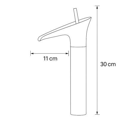 GRIFO DE LAVABO ELIANA ALTO RETRO S-1152V ORO VIEJO