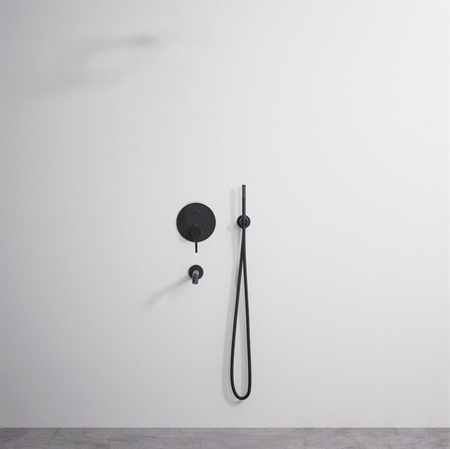 GRIFO DE BAÑERA EMPOTRADO MERA S-1096B NEGRO MATE