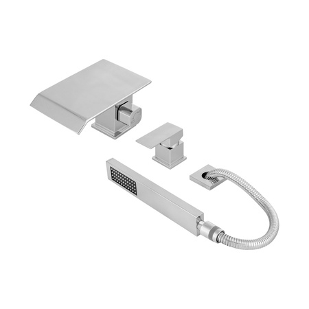 GRIFO DE BAÑERA DE 3 AGUJEROS S-1215 CROMO