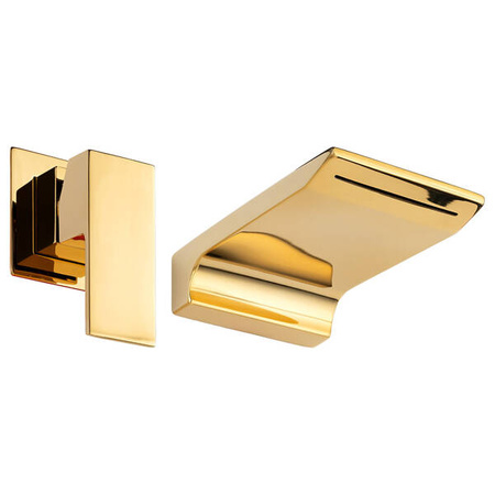 GRIFO DE LAVABO EMPOTRADO CUBO S-1173G DORADO