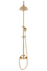 CONJUNTO DE DUCHA RETRO CAMILLA EXTERIOR S-1158 DORADO