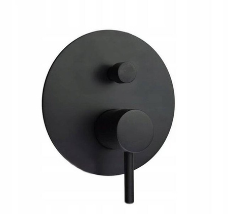 GRIFO DE BAÑERA EMPOTRADO MERA S-1096B NEGRO MATE