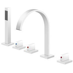 GRIFO DE BAÑERA PURO DE 5 AGUJEROS S-1061 CROMO