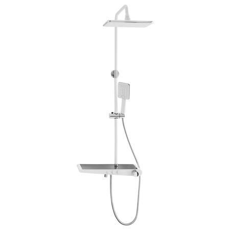 CONJUNTO DE DUCHA EXTERIOR LIVIA S-1205CW CROMO/BLANCO