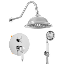 CONJUNTO DE DUCHA EMPOTRADO RETRO S-1175 CROMO