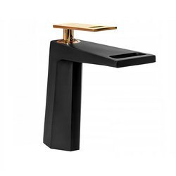 GRIFO DE LAVABO HUGO DE PIE BAJO S-1085B NEGRO