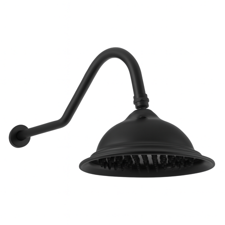 CONJUNTO DE DUCHA EMPOTRADO RETRO S-1175B NEGRO