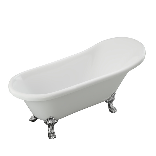 BAÑERA EXENTA ISABEL DE ACRÍLICO 160×75×72 BLANCA