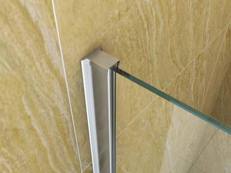 MAMPARA DE BAÑO ASTON DE 1 HOJA 90X150 FIJA CROMO