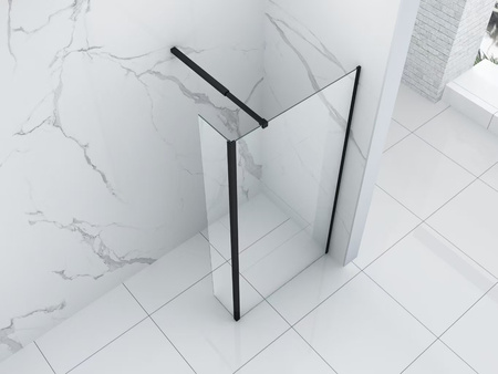 VIDRIO EXTENDIDO PARA PARED WALK-IN 40/200 NEGRO