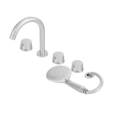 GRIFO DE BAÑERA DE 5 AGUJEROS S-1216 CROMO