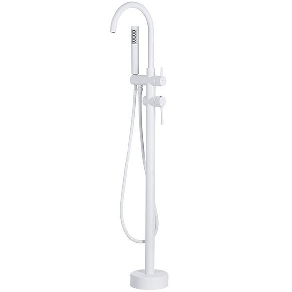 GRIFO DE BAÑERA INDEPENDIENTE ROSA SEM-1069W BLANCO