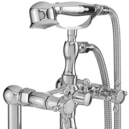 GRIFO DE BAÑERA CAMILLA INDEPENDIENTE RETRO S-1071 CROMO