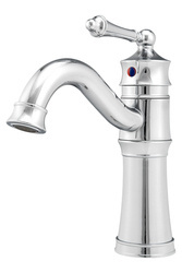 GRIFO DE LAVABO ADELITA DE PIE BAJO RETRO S-1089 CROMO