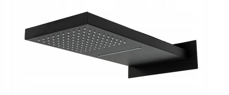 CONJUNTO DE DUCHA EMPOTRADO ENZO S-1101B NEGRO