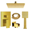 CONJUNTO DE DUCHA EMPOTRADO BASILIO S-1103G V3 DORADO